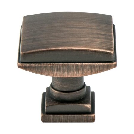 Berenson Berenson 1273-10VB-P 1.25 in. dia. Tailored Traditional Knob with Verona Bronze 1273-10VB-P